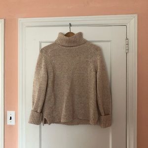 Pink Mohair Turtleneck